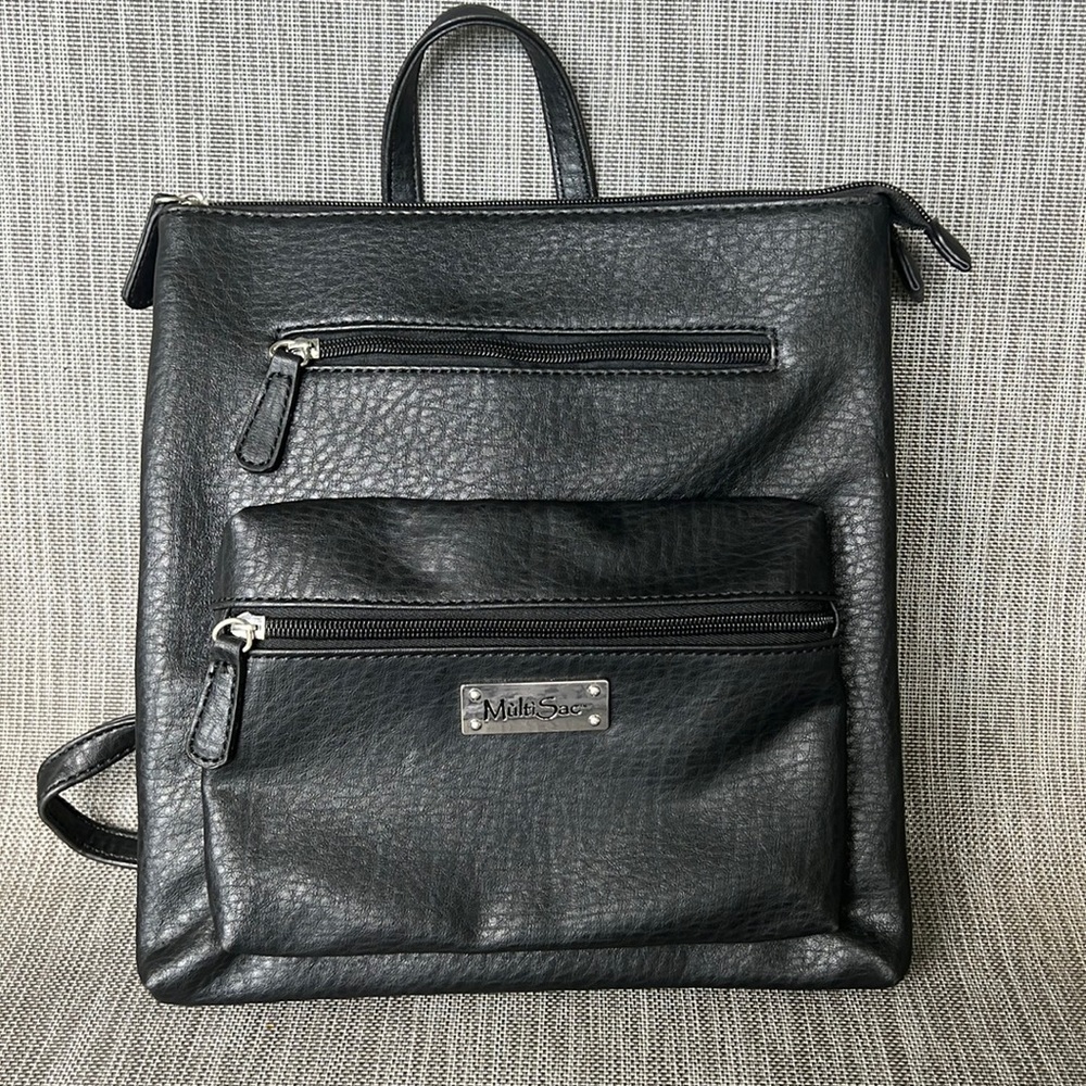 MultiSac Faux Leather Backpack